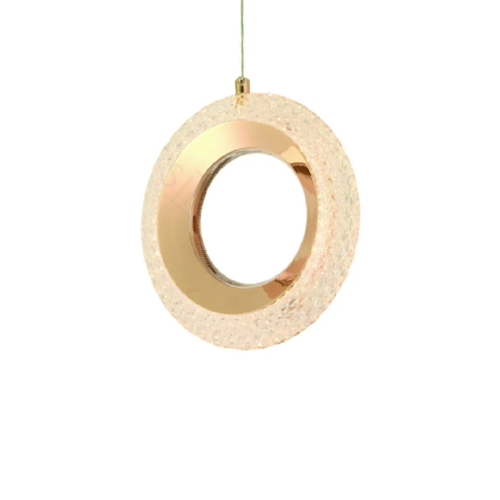 PENDENTE LED 1 ARGOLA DOURADO ADN ILUMINAÇAO
