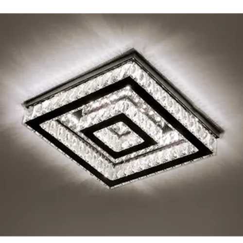 PLAFON TASHA CRISTAL LED 3000K ADN ILUMINAÇAO